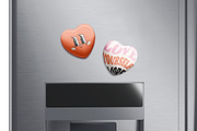 Fridge Magnet Mockups, a Product Mockup by rebrandy (Thumbnail 7 of 11)