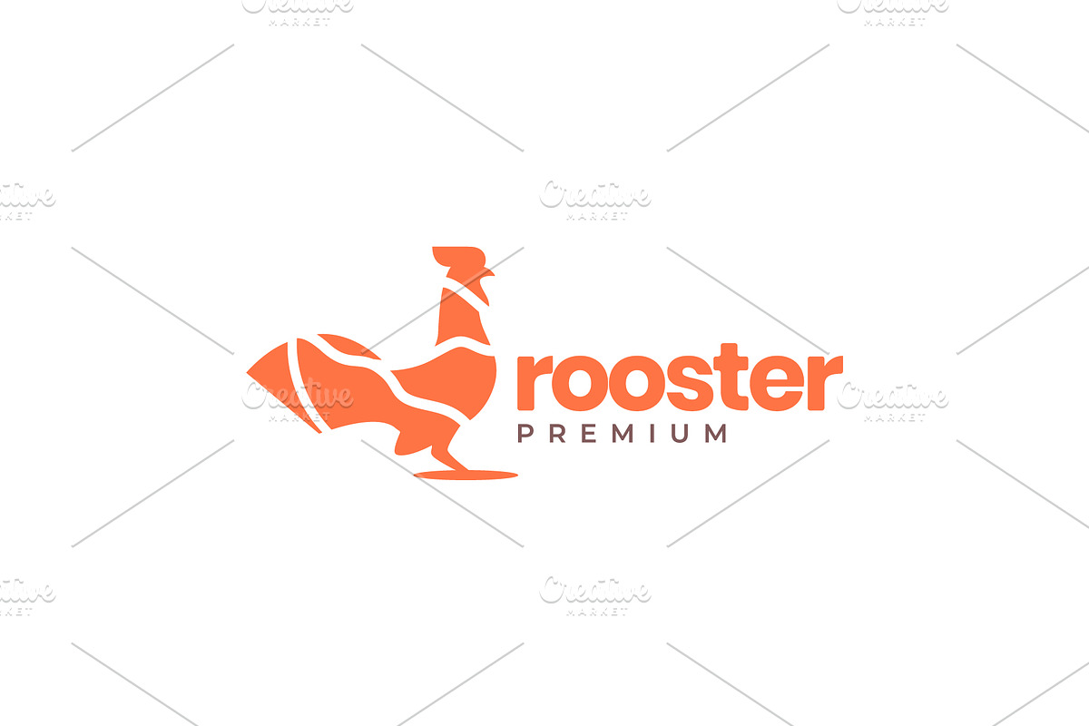 rooster chicken poultry logo, a Branding & Logo Template by devastd