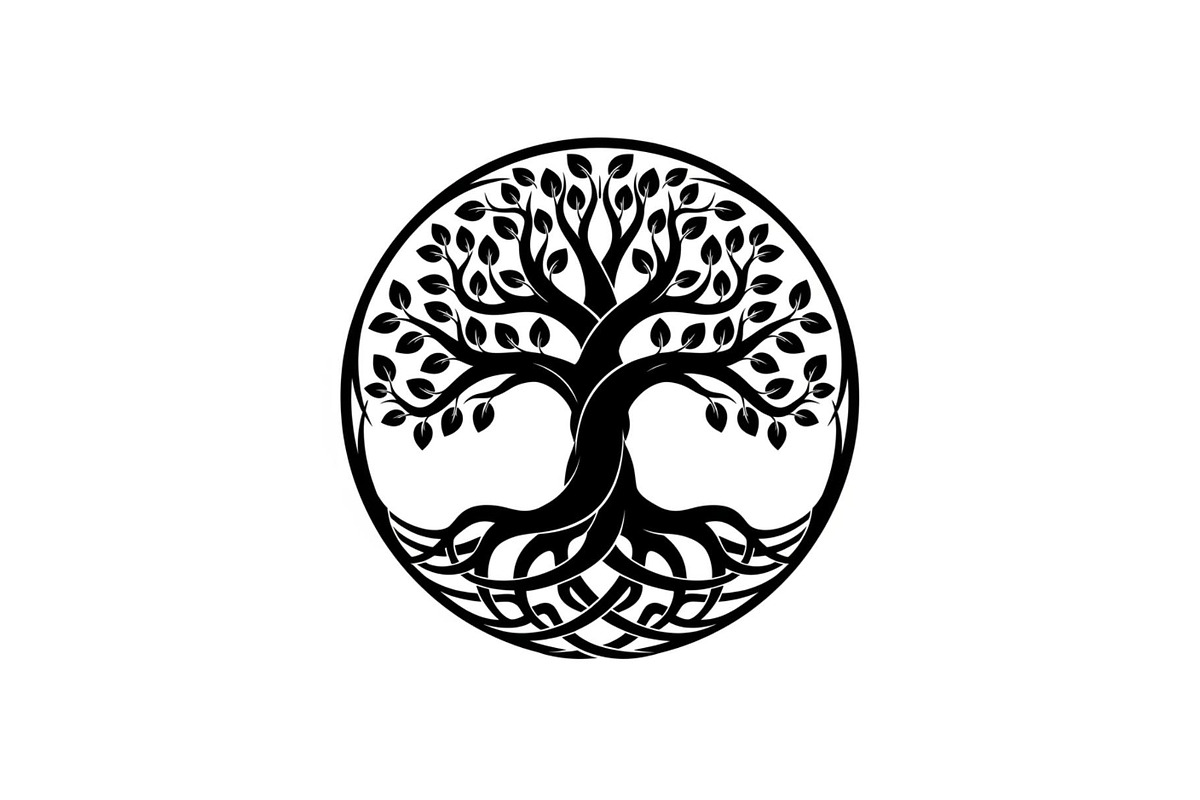 Sacred Tree of Life Vector Bundle, an Illustration by Designs_River (Photo 36 of 51)
