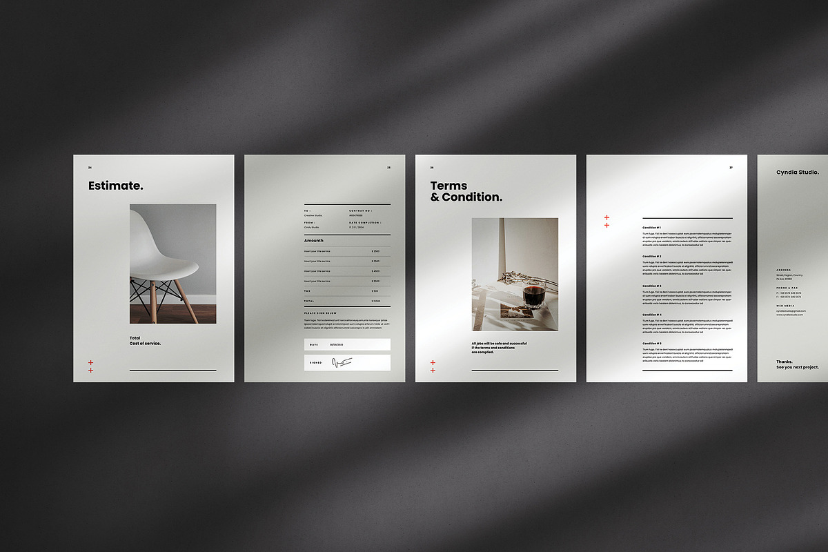 Proposal Template, a Brochure Template by Occy Design (Photo 9 of 9)