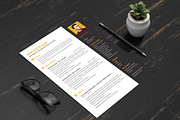 Secretary Resume Template, a Resume Template by iDoodle Studio (Thumbnail 1 of 4)