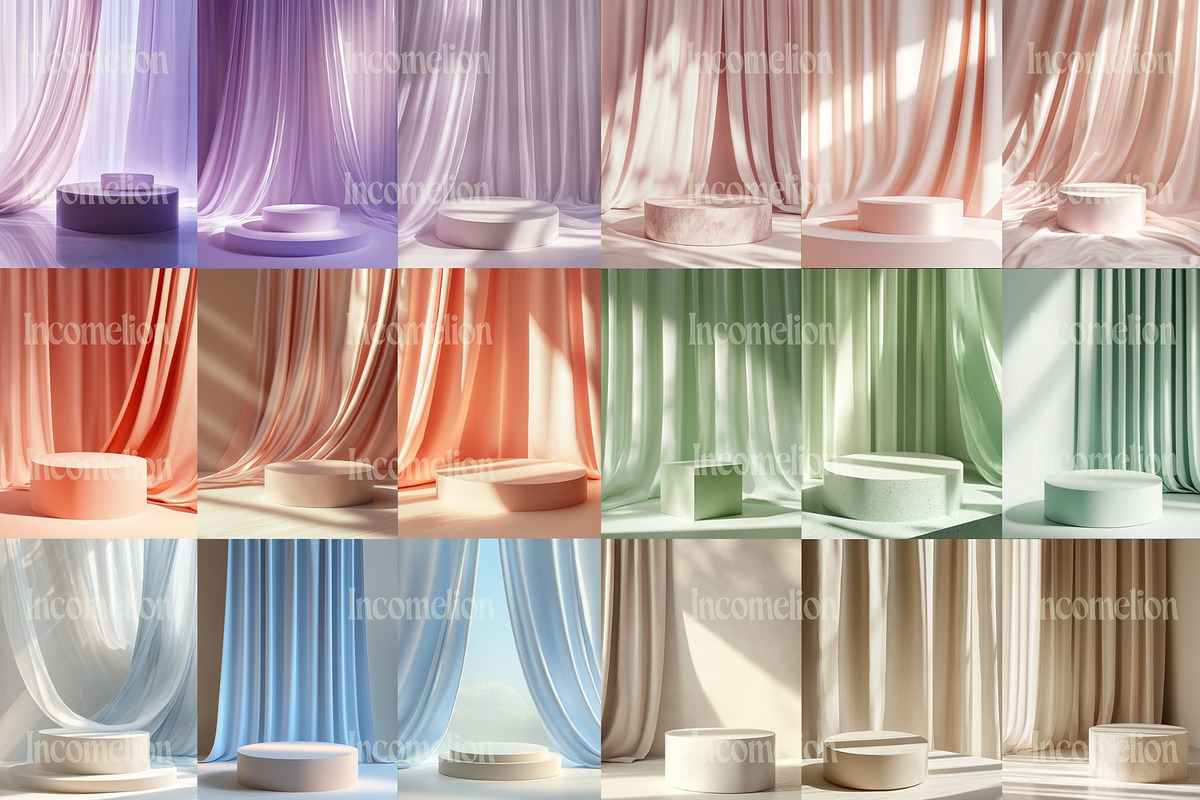 280 Minimal Pastel Product Podiums, a Beauty & Fashion Photo by Incomelion (Photo 5 of 8)