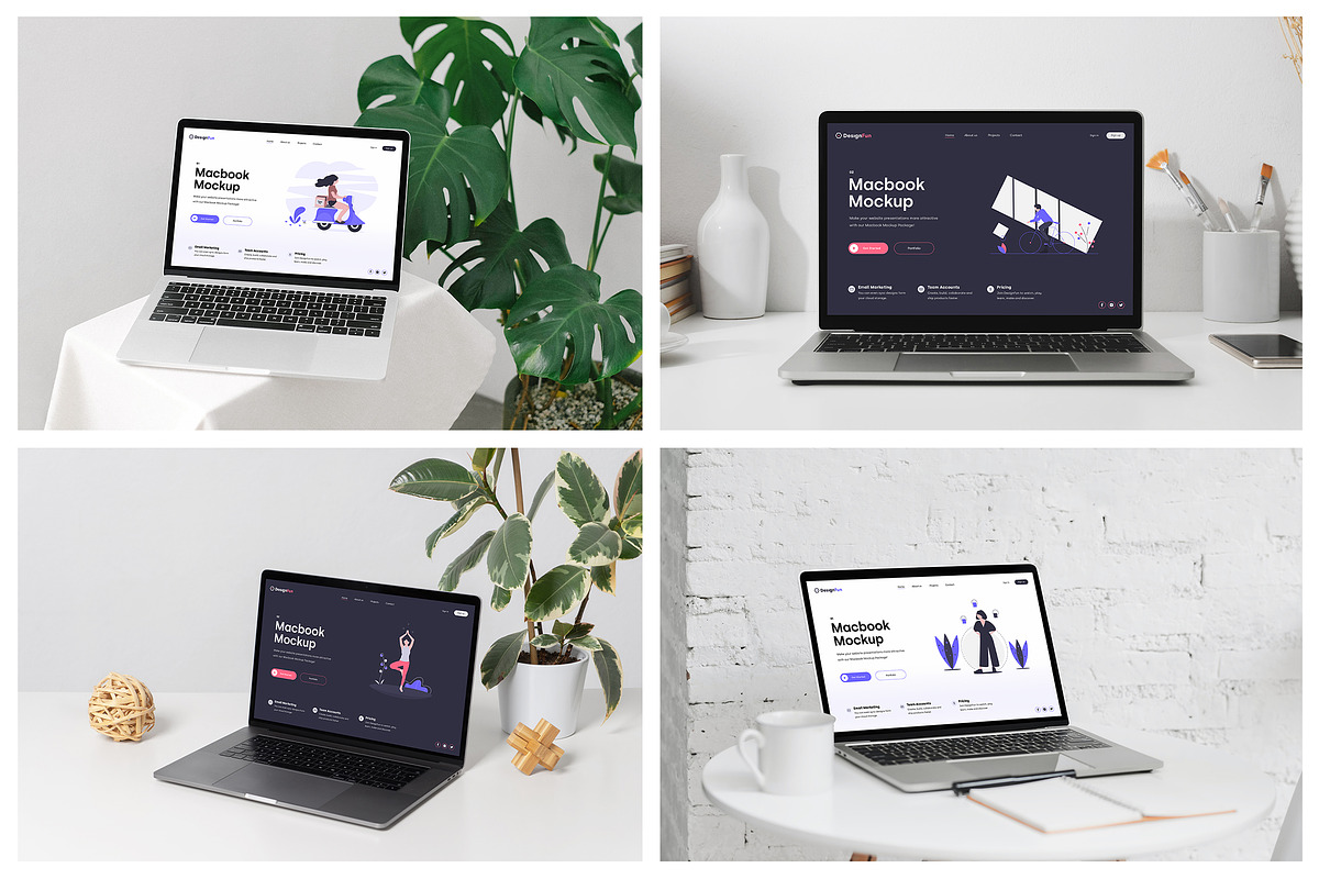 MacBook Mockups - Workspace Mockups, a Mac Mockup by Mr.Mockup™ (Photo 11 of 13)
