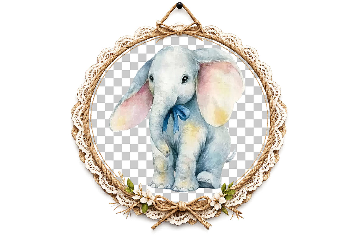 Watercolor Safari Animals Clipart, an Illustration by DreamArtGraphic (Photo 8 of 8)