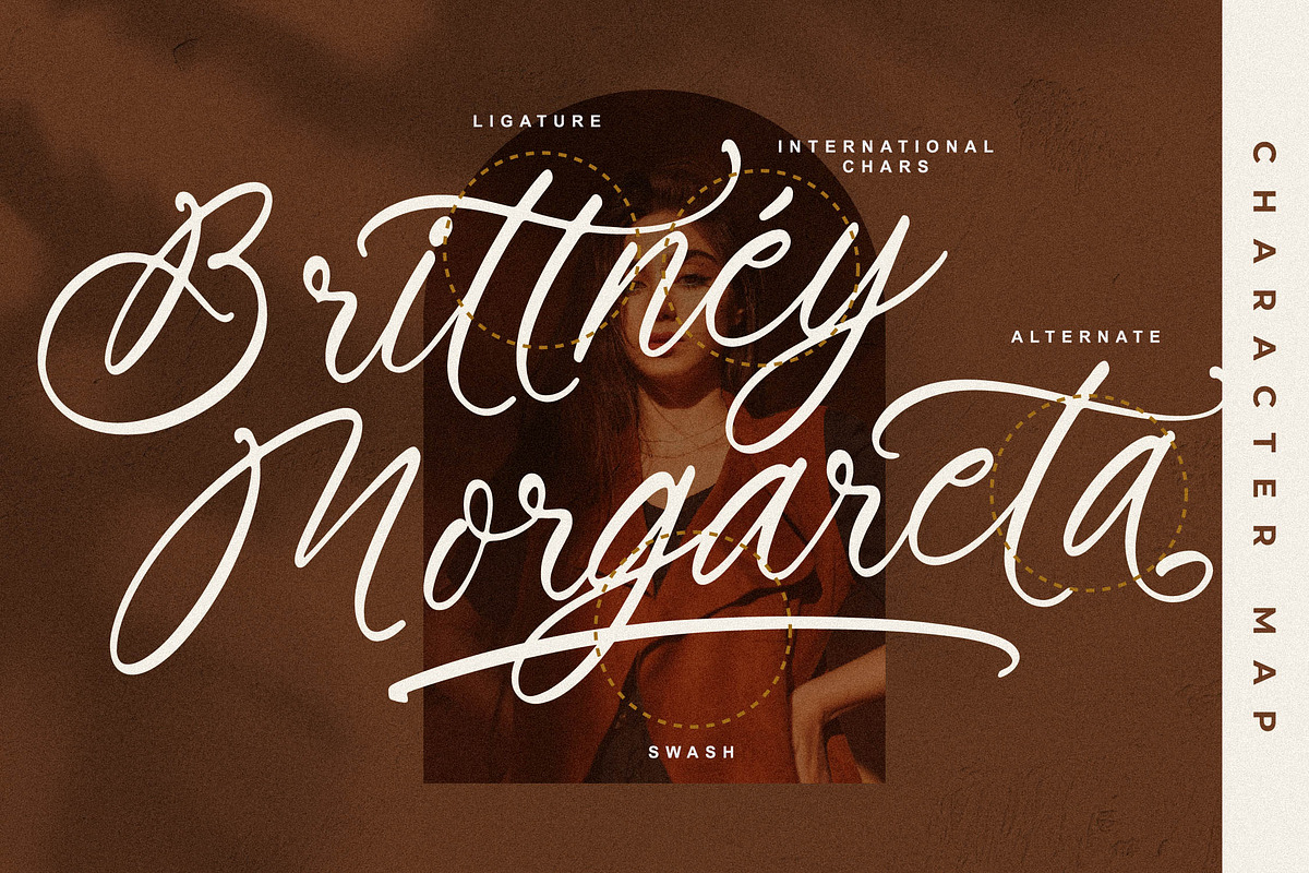 Brittney Morgareta Signature Script, a Script Font by Letterena Studios Script (Photo 12 of 15)