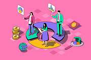 Business Isometric Web Illustrations, a Templates & Theme by alexdndz (Thumbnail 9 of 21)