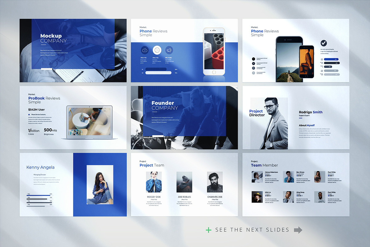 Circle-The Creative PowerPoint, a Presentation Template by White Graphic (Photo 9 of 14)