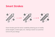 Christmas Line Icons, an Outline Icon by Amogh Design (Thumbnail 2 of 7)