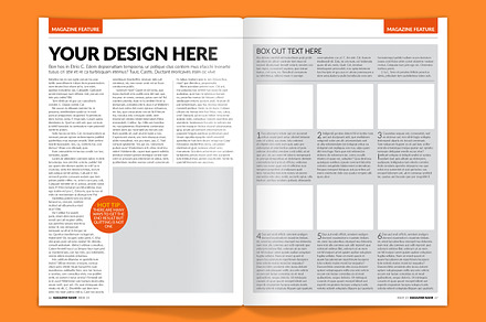 Magazine Spread Effect Mock-up