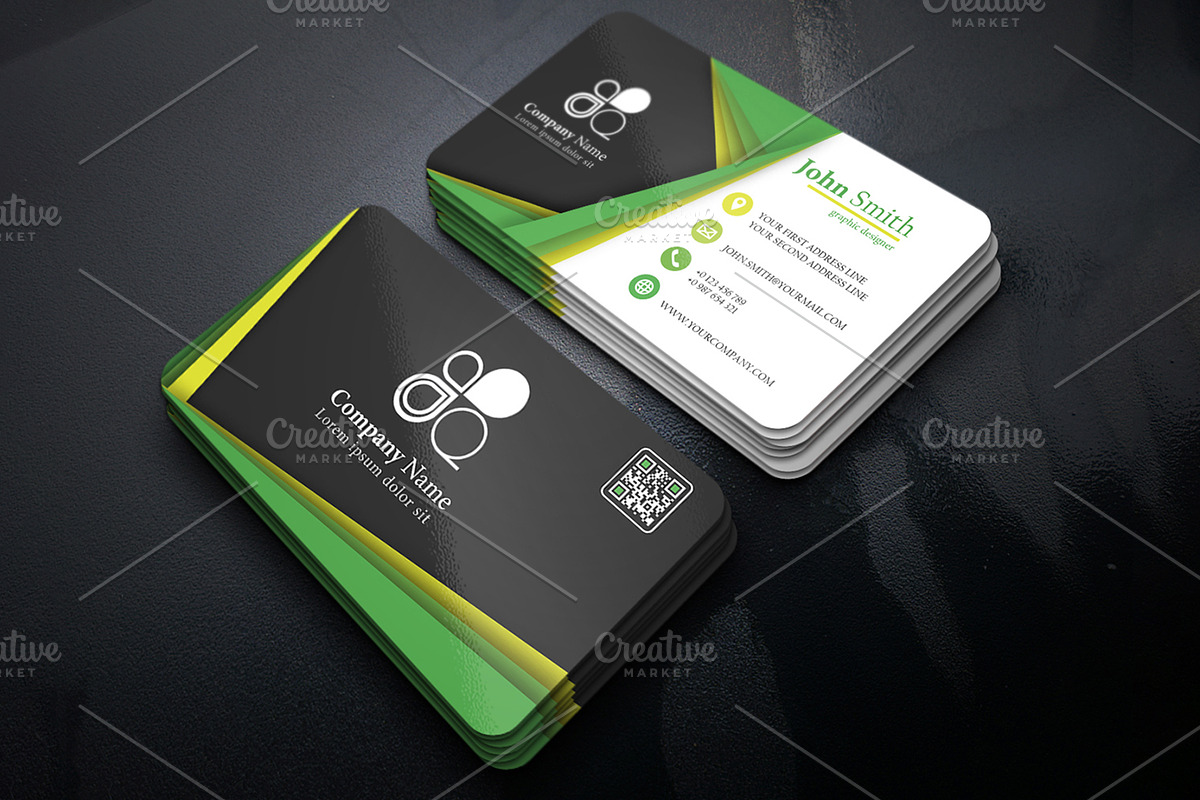 Business Card Modern Templates, a Business Card Template by Design with Qurat (Photo 5 of 6)
