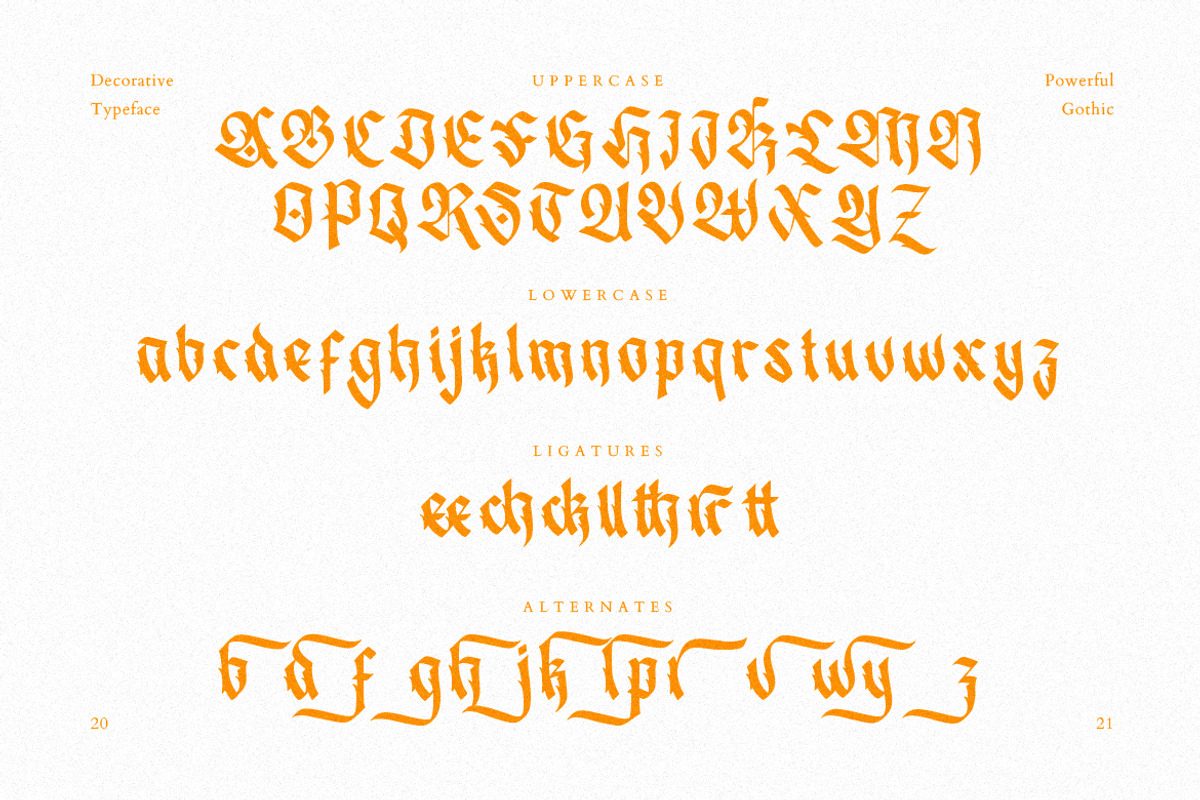 Cambrydge Gothic Advertisement Font, a Font by MikroType Std (Photo 8 of 9)