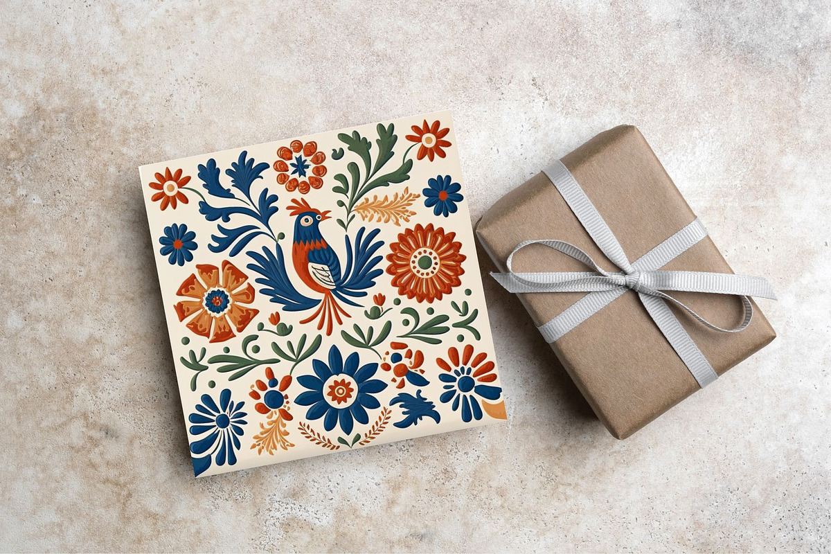 9 Folk Flower Pattern Illustration, a Decorative Illustration by ARTOZEN DIGITAL (Photo 8 of 11)