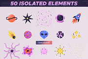 Space in Squares Clipart Collection, a Graphic by Leila Divine (Thumbnail 5 of 11)
