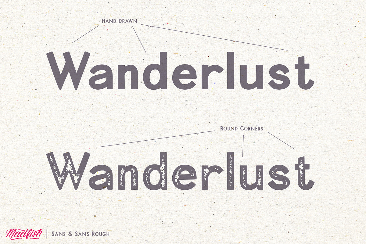 Madfish Font Family ++ EXTRAS preview 5