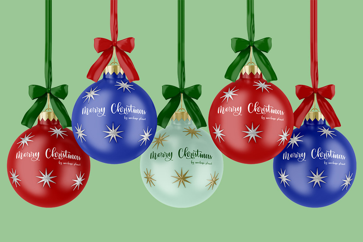 Christmas Ball Mockups, a Mockup by Mockups Planet (Photo 4 of 5)