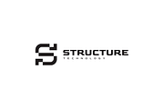 Structure - Letter S Logo Design, a Branding & Logo Template by yopie (Thumbnail 3 of 3)