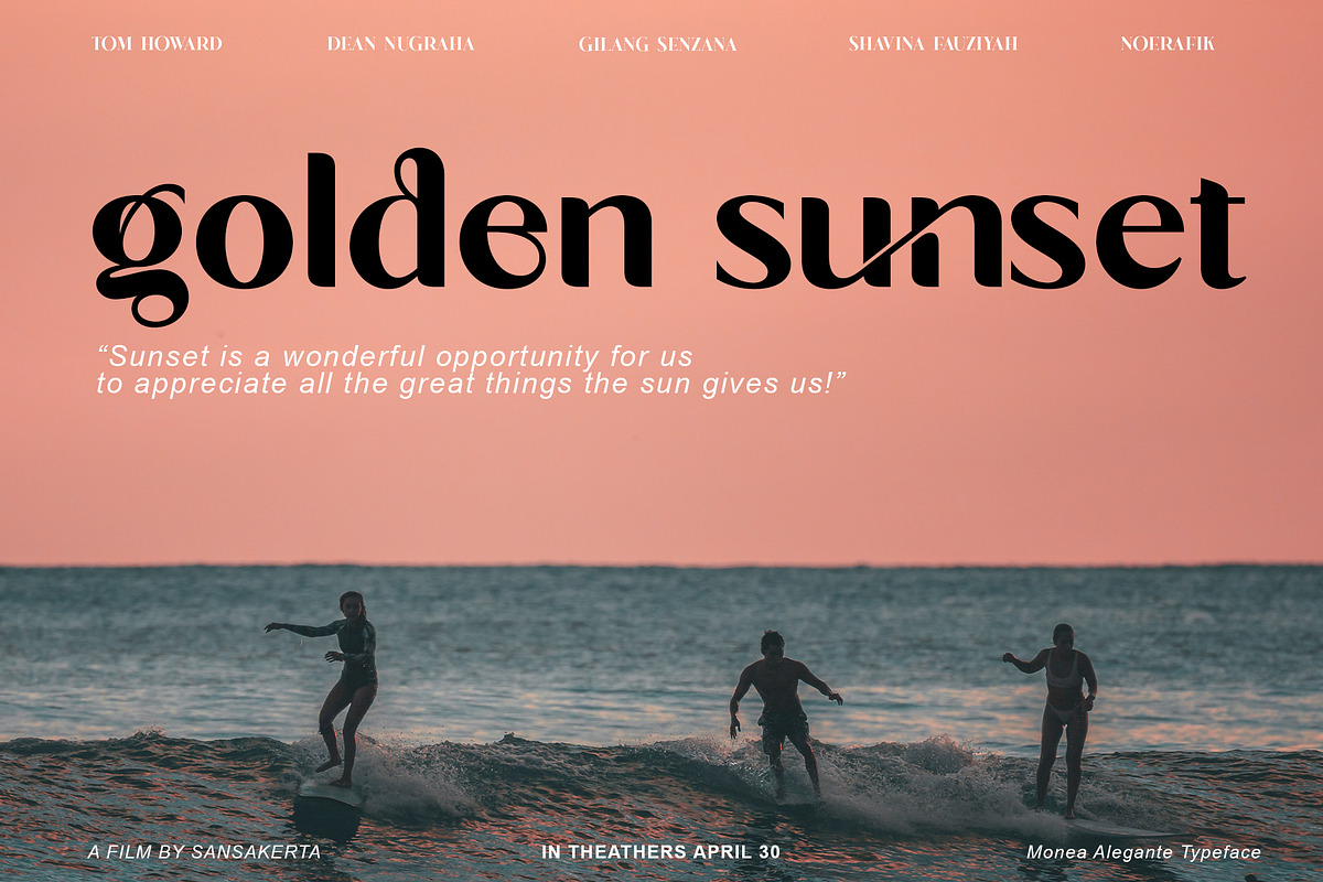 Monea Alegante, a Sans Serif Font by INKSUN™ (Photo 15 of 15)