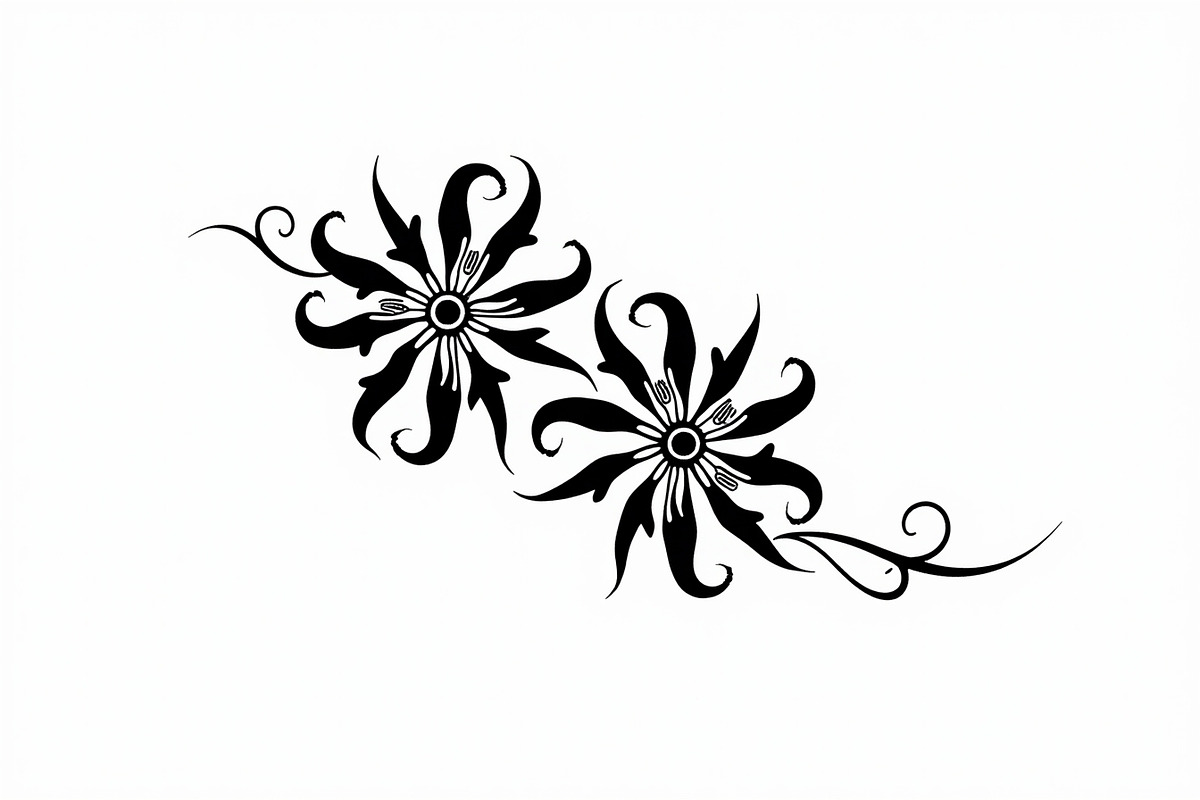 Elegant flower decorative design, an Illustration by Amazin_art (Photo 14 of 21)