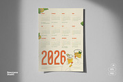 Creative 2026 Wall Calendar, a Stationery Template by Neermana (Thumbnail 1 of 4)