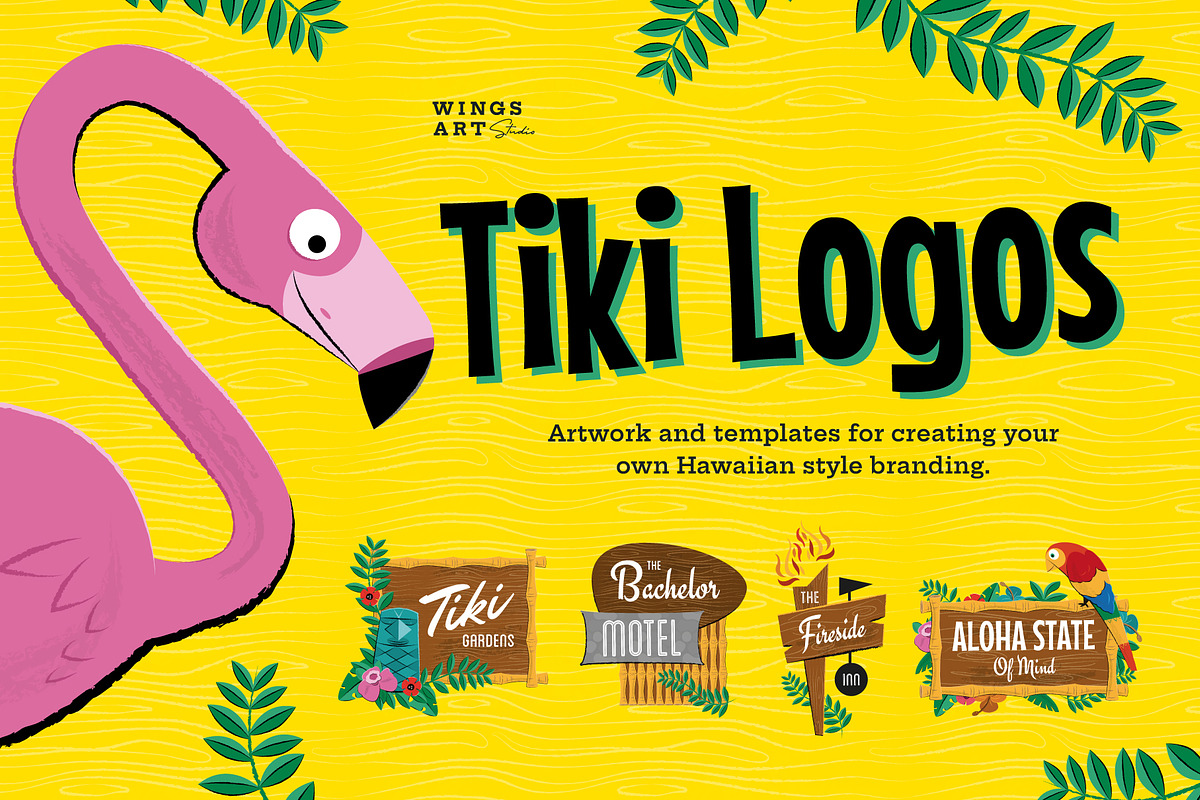 Tiki Illustrations and Logo Designs, an Animal Illustration by Wingsart Studio (Photo 1 of 4)