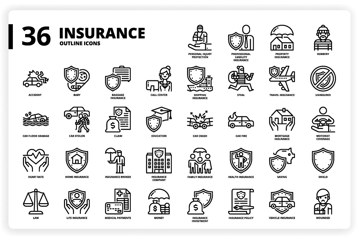 3,600 Icons x3 Styles, an Outline Icon by monkik (Photo 182 of 299)