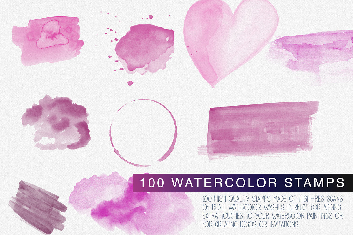 Procreate 5 Watercolor Brush Bundle, a Brush Add-On by RadekBroz (Photo 6 of 9)