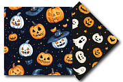 Happy Cute Halloween Seamless Patter, an Illustration by DreamPrint404 (Thumbnail 4 of 4)