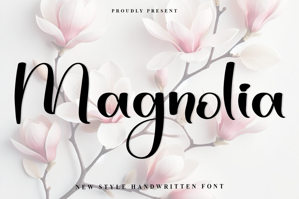 Magnolia, a Handwritten Font by InermediaSTUDIO (Photo 1 of 7)