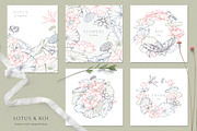 Lotus Blossom Vector Collection, a Pattern Graphic by Molly art (Thumbnail 7 of 16)