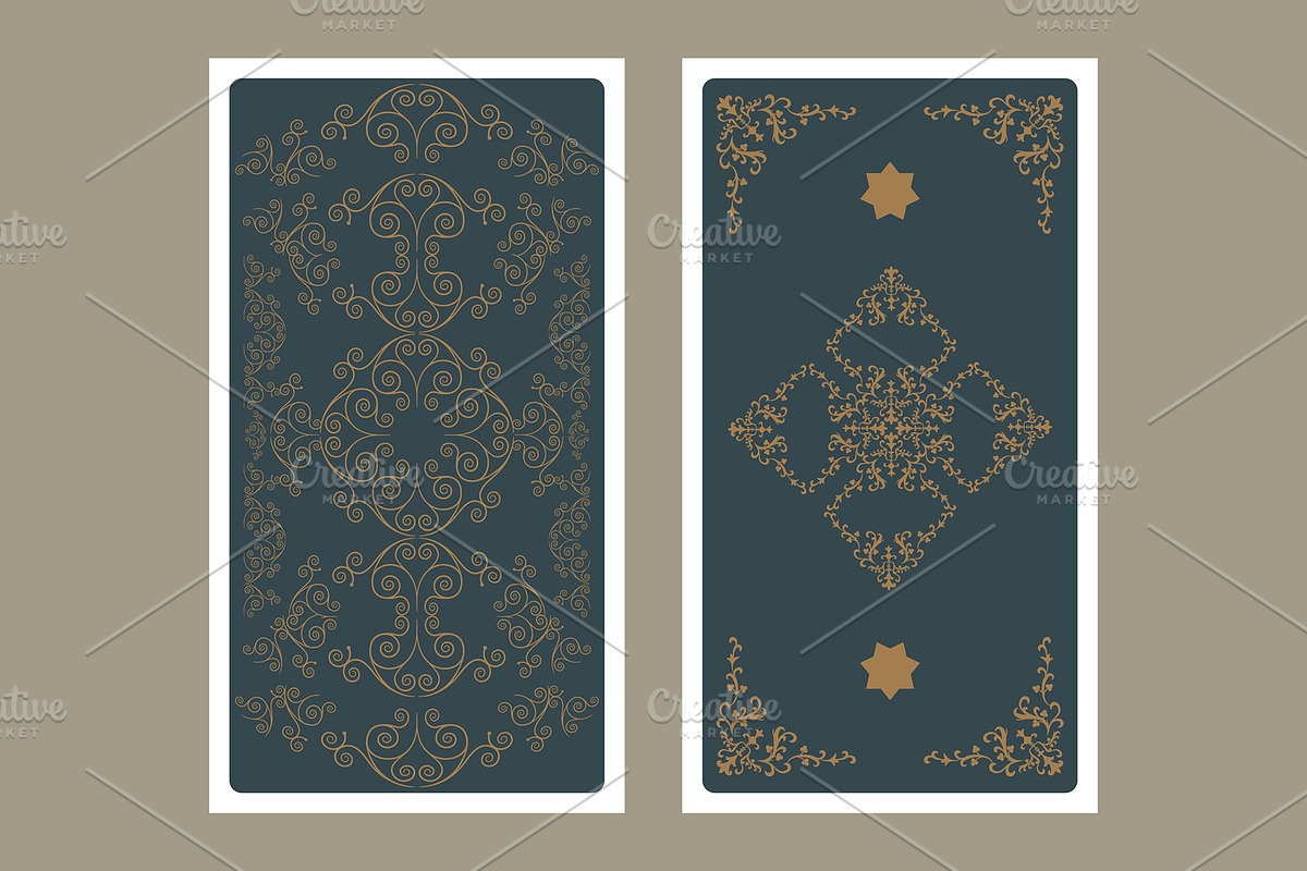 Back of Tarot Cards, a Decorative Illustration by La Inspiratriz (Photo 7 of 7)