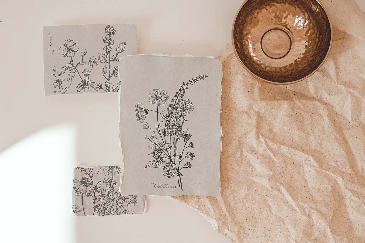 wildflowers clipart, a Decorative Illustration by JULIA x JULIE's ART (Photo 5 of 5)
