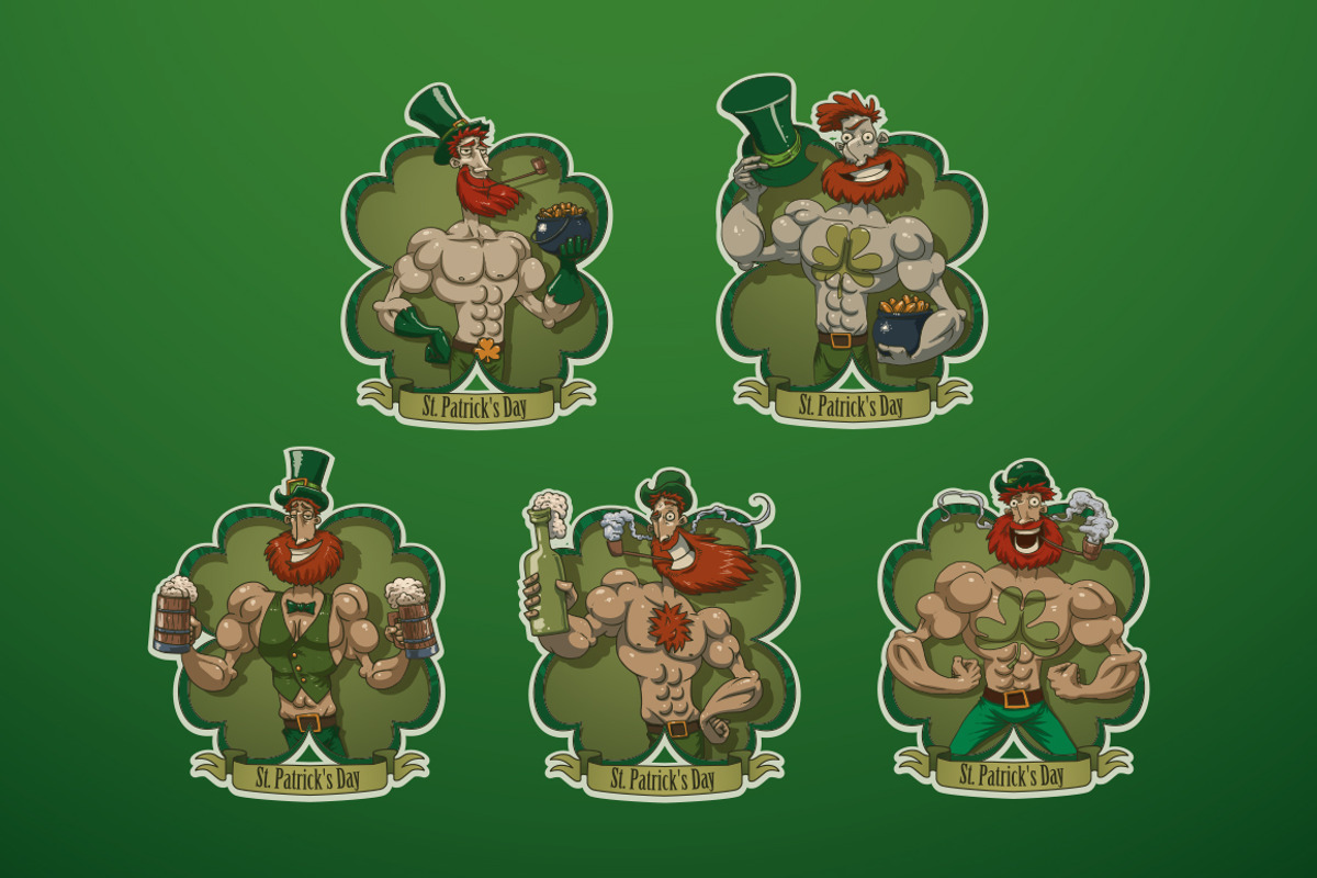 St. Patricks day bundle, vector, an Illustration by IvanNikulin (Photo 3 of 3)