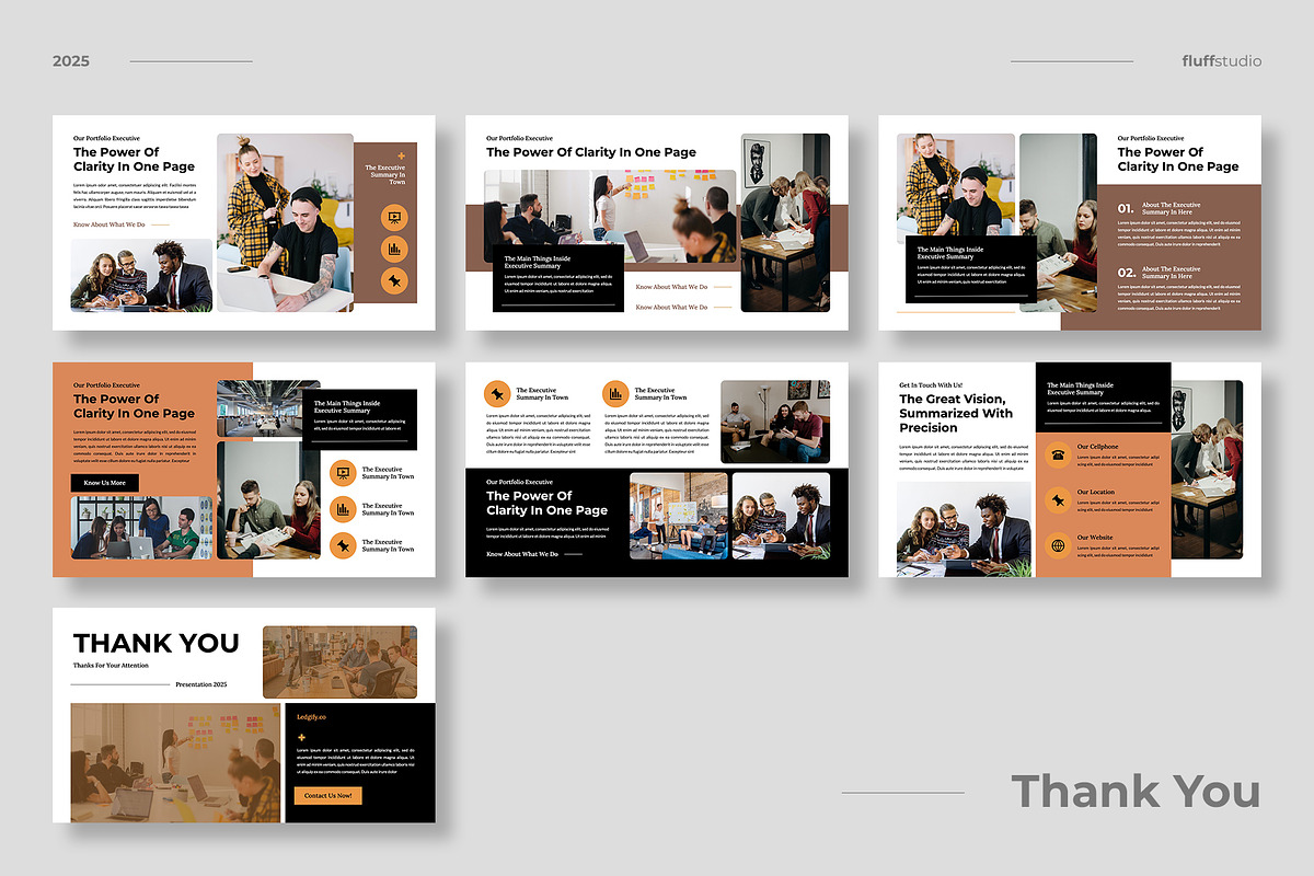 Executive Summary Powerpoint, a Presentation Template by fluffstudio (Photo 4 of 4)