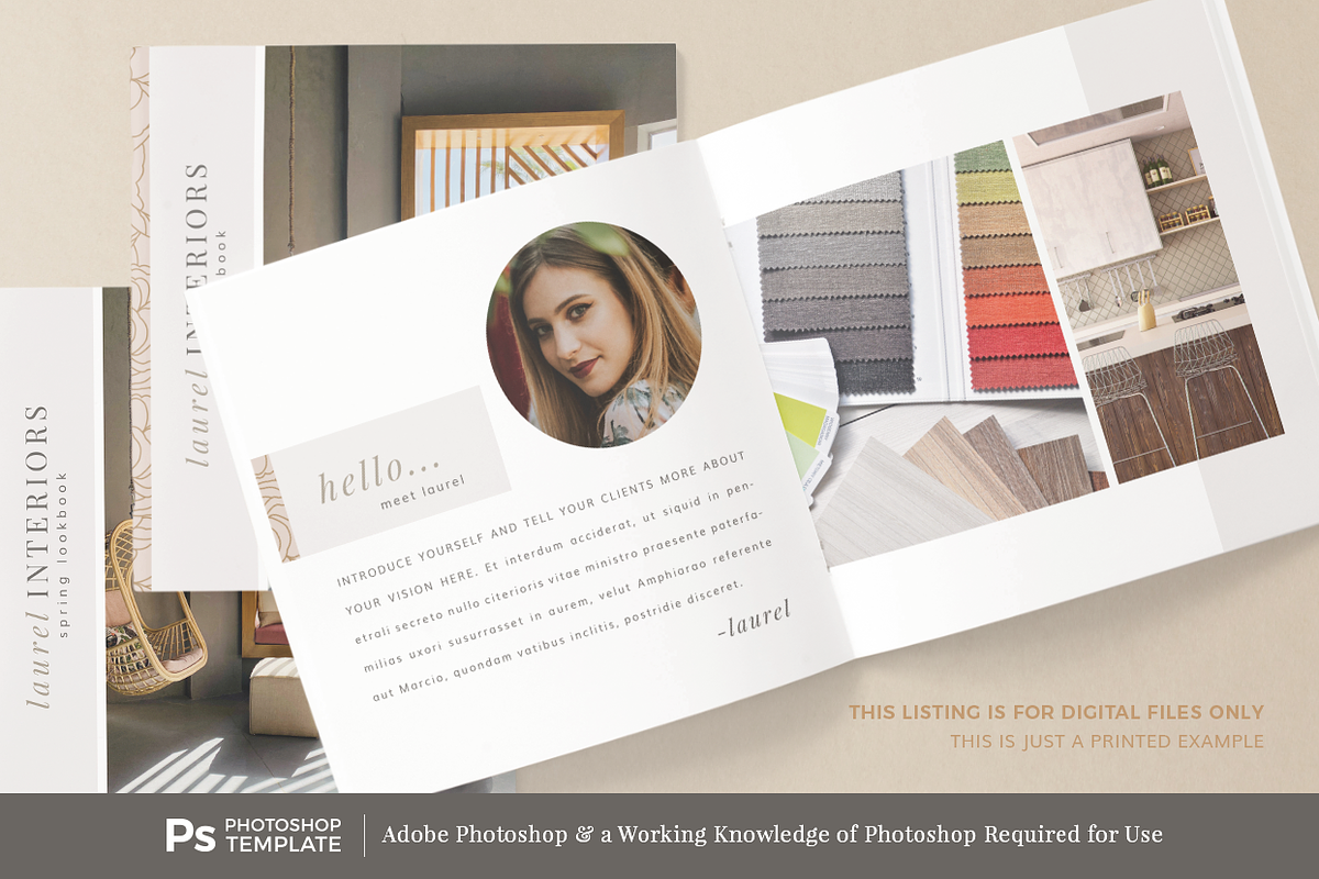 Modern Interior Design Lookbook, a Magazine Template by Digiluxe