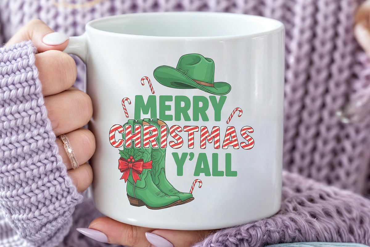 Cowboy Christmas, Merry Christmas, an Illustration by Black Bird Studio (Photo 3 of 4)