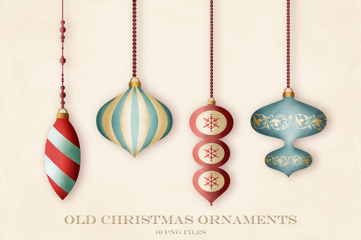 Old Christmas Balls Ornaments, a Decorative Illustration by Chus Moreno Studio (Photo 2 of 5)
