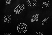Astronomy and Space Patterns, a Pattern Graphic by CreativesCastle (Thumbnail 4 of 4)