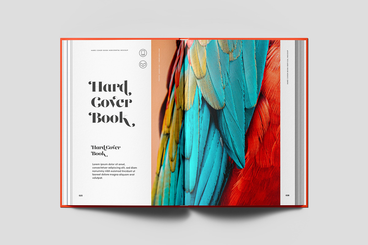 Hard Cover Vertical Book Mock-up, a Books & Magazine Mockup by Yogurt86 (Photo 12 of 14)