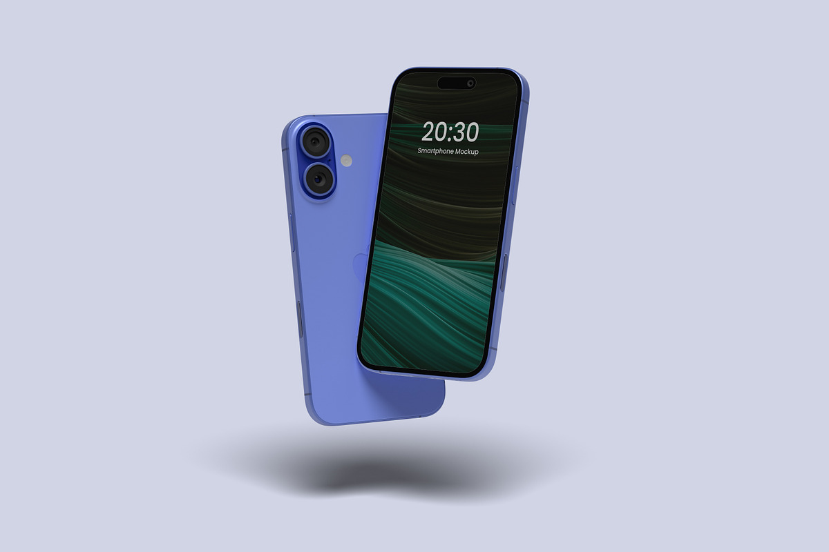 Realistic iPhone Mockup, an iPhone Mockup by ulfatunnazira (Photo 6 of 6)