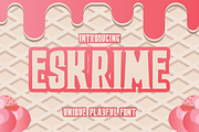 Eskrime font, a Serif Font by VectorCraft (Thumbnail 2 of 4)