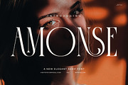Amonse Ligature Serif Fonts, a Serif Font by Graphicxell (Thumbnail 1 of 8)