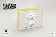 Clear Box with Stationery Set Mockup, a Packaging Mockup by INCDesign (Thumbnail 16 of 19)