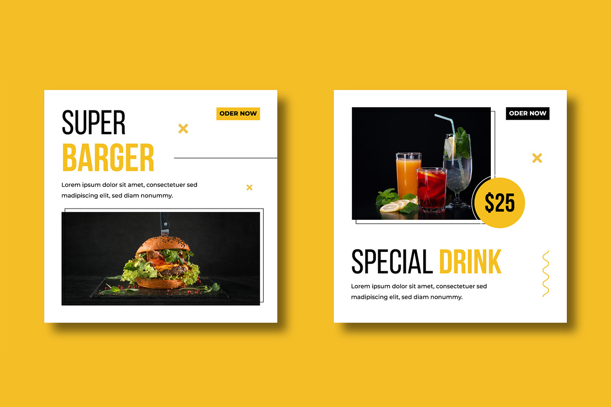 Food Promotions Social Media, a Social Media Template by MightyDesign (Photo 5 of 8)