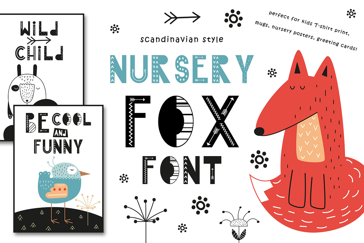 Nursery Art Font Nursery Fox, a Script Font by Nursery Art (Photo 1 of 5)