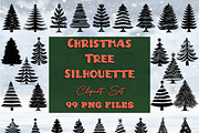 Christmas Tree Silhouette (AI File), an Object Graphic by DesignBTF (Thumbnail 1 of 8)