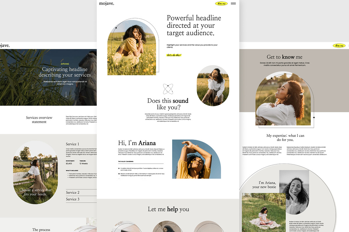 Showit Website Template - Boho, a Websites & App Template by Amanda Pena Design (Photo 4 of 7)