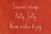 Mistlewire - Textured Script Font, a Handwritten Font by Lilithcollageart (Thumbnail 8 of 12)