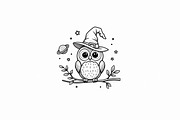 Halloween Illustration Coloring bund, an Illustration by Artivon (Thumbnail 14 of 26)