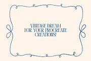 Frames & Bows Procreate Stamps, a Brushes & More by Veronika Gotovceva (Thumbnail 7 of 7)
