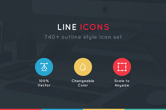 740 Line Icons